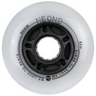 RUEDAS POWERSLIDE NEONS 80MM 85A ROJO (PACK 4)