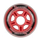 POWERSLIDE PS ONE 76MM 82A RED WHEELS + BEARINGS (PACK 8)