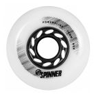 RUEDAS POWERSLIDE SPINNER 76MM 88A BLANCO MATE (PACK 4)