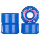 RUEDAS QUAD CHAYA OUTDOOR BIG SOFTIES AZUL TRANSPARENTE 65MM 78A (PACK 4)