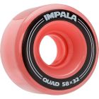 RUEDAS QUAD IMPALA 58MMX32MM ROSA (PACK 4)