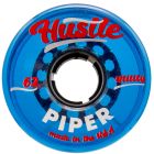 RUEDAS QUAD PIPER HUSTLE 62MM 82A CLEAR BLUE-BLACK (PACK 4)