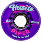 RUEDAS QUAD PIPER HUSTLE 62MM 82A CLEAR PURPLE-BLACK (PACK 4)