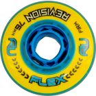 REVISION FLEX FIRM 76MM 80A BLUE-YELLOW WHEELS (4 PACK)