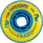 REVISION FLEX FIRM 80MM 80A BLUE-YELLOW WHEELS (4 PACK)