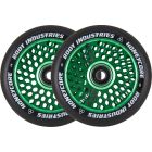 SCOOTER ROOT HONEYCORE 110MM BLACK-GREEN WHEELS (2 PACK)