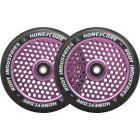 SCOOTER ROOT HONEYCORE 120MM BLACK-PURPLE WHEELS (2 PACK)