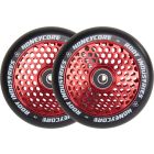 SCOOTER ROOT HONEYCORE 120MM BLACK-RED WHEELS (2 PACK)