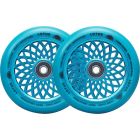 SCOOTER ROOT LOTUS 110MM RADIANT BLUE WHEELS (2 PACK)