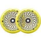 SCOOTER ROOT LOTUS 110MM RADIANT YELLOW WHEELS (2 PACK)