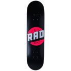 TABLA SKATE RAD SOLID LOGO NEGRO- ROJO  7,75’’