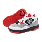 BREEZY ROLLERS JUMP WHITE-GREY-RED 2242700 SHOES WITH WHEELS