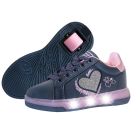 BREEZY ROLLERS LIGHT HEART PURPLE SHOES WITH WHEELS