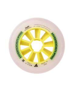 RUEDAS ROLLERBLADE HYDROGEN PRO 100MM X-FIRM BLANCO-VERDE (PACK 8)