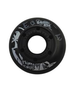 RUEDA FLYING EAGLE JR 64MM NEGRO (UNIDAD)