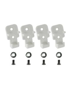 SEBA JUNIOR WHITE BUCKLE STRAP (4 PACK)