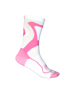 CALCETINES FR SPORT BLANCO-ROSA