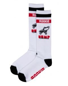 ROOKIE WHITE-RED 16’’ MID CALF BUMP SOCKS