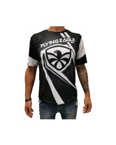 FLYING EAGLE T-SHIRT BLACK-WHITE