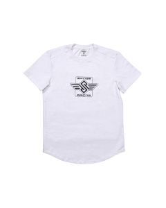 SWINGS RACING TEE WHITE SHIRT