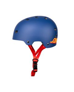 CASCO BULLET X SANTA CRUZ STRIP LOGO MATT BLUE