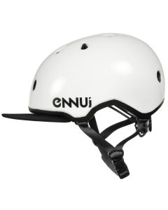 ENNUI ELITE WHITE WITH PEAK 55-59CM HELMET