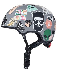 CASCO MICRO STICKER LUZ LED