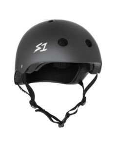S1 MEGA LIFER DARK GREY MATTE HELMET