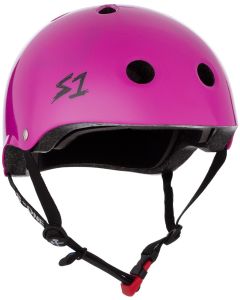 S1 MINI LIFER PURPLE GLOSSY HELMET