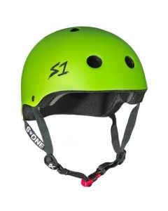 S1 MINI LIFER CLEAR GREEN HELMET