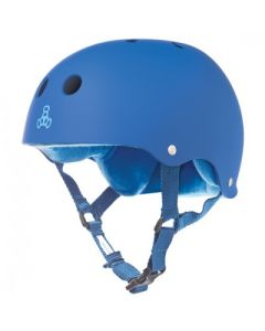 TRIPLE8 ROYAL BLUE RUBBER HELMET