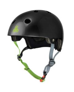 CASCO TRIPLE 8 DUAL CERTIFIED NEGRO GLOSSY