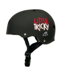 CASCO TRIPLE 8 LITTLE TRICKY JR V2 NEGRO MATE