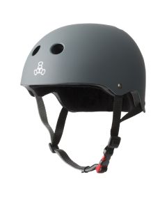 TRIPLE 8 SWEATSAVER CERTIFIED CARBON RUBBER HELMET