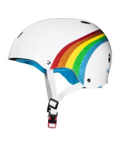 CASCO TRIPLE 8 SWEATSAVER CERTIFIED RAINBOW SPARKLE BLANCO