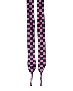 CORDONES HEELYS BLISS CHECK NEGRO-ROSA