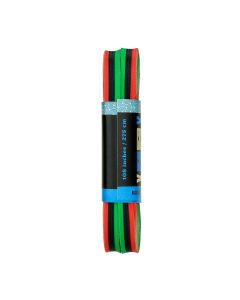 RIEDELL CRISS CROSS X DERBY TRIO BLACK-GREEN-RED 108’’ LACES