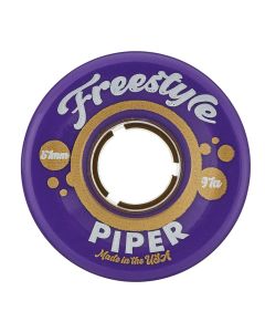 PIPER FREESTYLE 57MM 97A PURPLE-GOLD QUAD WHEELS (4 PACK)