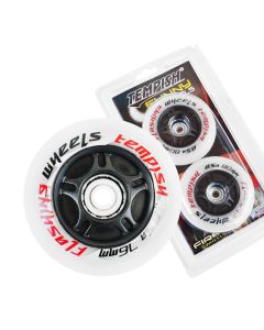 TEMPISH WHEELS FLASHING 76MM 85A RED (2 PACK)
