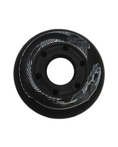 FLYING EAGLE JR 70MM BLACK WHEEL (UNIT)