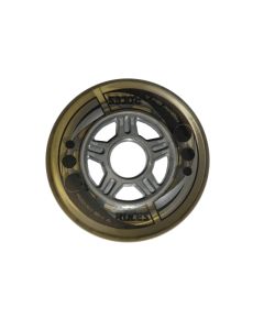 ROCES WHEELS 90MM-80A SILVER/BLACK (4 PACK)