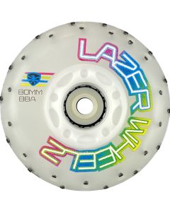 FLYING EAGLE LAZERWHEELZ SPARK GREEN WHEEL (UNIT)