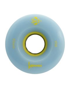 LUMINOUS 62MMX34MM 85A LIGHT BLUE-YELLOW QUAD LED WHEEL (UNIT)