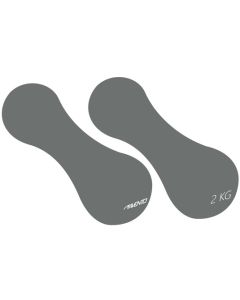 AVENTO DUMBBELL AVENTO 2 KG GREY (2 PACK)