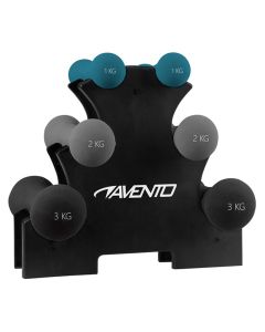 AVENTO DUMBBELLS 1 - 2 - 3 KGS (3 PACK)