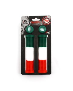 BESTIAL ITALIAN AND MEXICAN FLAG HANDLE GRIPS