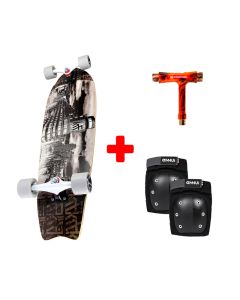 KRF CRUISER SURFER CAPITOL SHORTBOARD BEGINNER PACK