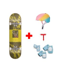 IMPALA BLOSSOM WATTLE 8,5'' SKATEBOARD PACK