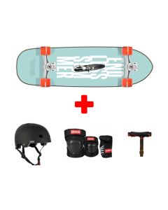 LONG ISLAND ENDLESS SUMMER 32’’X9,6’’ SURFSKATE PACK