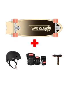 PACK DE SURFSKATE LONG ISLAND FISH 31’’X9,5’’